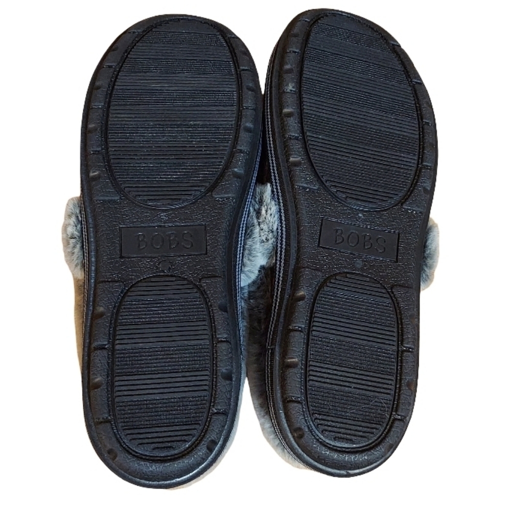 Bobs For Cats From Skechers Winter Cat Faux Fur Lined Vegan Memory Foam Slippers - Picture 10 of 14